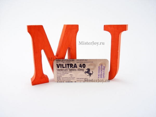 Препарат Vilitra c дозировкой 40мг